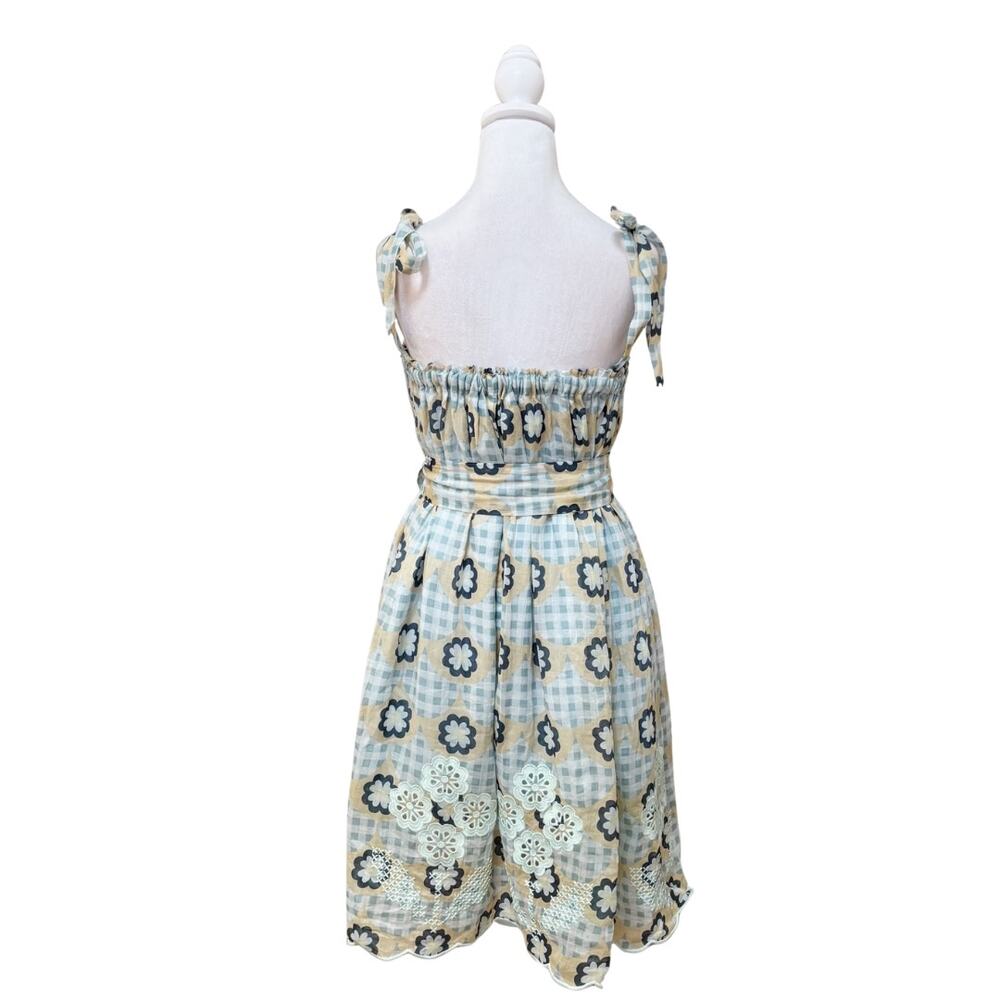 Innika Choo Cotton Mini Dress 2 NWT Blue - Picture 6 of 9